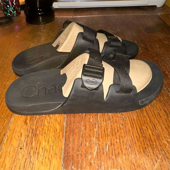 Chaco Men's Chillos Slide Sandals Black Size 12 Casual Summer - Picture 6 of 9